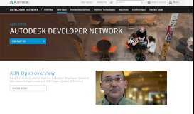 
							         Autodesk Developer Network Open | ADN								  
							    
