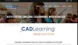 
							         Autodesk Online Learning Resources - ThinkEDU Corporate WebSite								  
							    