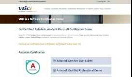 
							         Autodesk - Vocational Training & Certification | VDCI cadteacher								  
							    