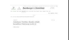 
							         Autohaus Tiedtke - Hamburger Abendblatt								  
							    