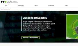 
							         Autoline Drive DMS - DMS | CDK Global - England - EN								  
							    