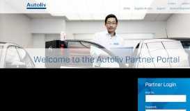 
							         Autoliv - Welcome to the Autoliv Partner Portal (APP)								  
							    