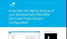 
							         Automate the nightly backup of your Development FIM/MIM Sync and ...								  
							    