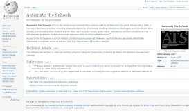 
							         Automate the Schools - Wikipedia								  
							    