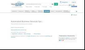 
							         Automated Business Services System - How is Automated ...								  
							    