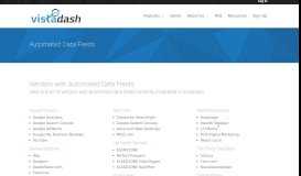 
							         Automated Data Feeds | Automotive Data Tools - Vistadash								  
							    