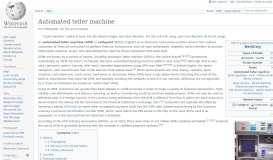 
							         Automated teller machine - Wikipedia								  
							    