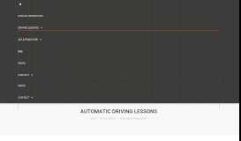 
							         Automatic Driving Lessons - Udrive - U Drive MSM								  
							    
