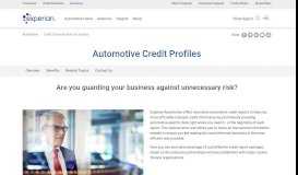 
							         Automotive Credit Reporting - Experian								  
							    