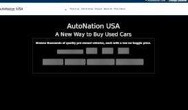 
							         AutoNation USA | Used Car Dealer | Buy & Sell Used Cars								  
							    