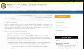 
							         Autonomous Agencies | Ministry of Finance, Planning and Economic ...								  
							    