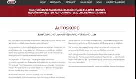 
							         Autoskope Fahrzeugortung - ACR-Rostock								  
							    