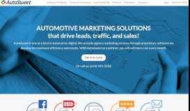 
							         AutoSweet: Marketing Solutions that Increase Leads, Traffic, and Sales								  
							    