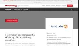 
							         AutoTrader succeeds with MicroStrategy | MicroStrategy								  
							    