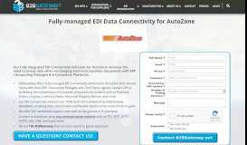 
							         AutoZone Fully-managed EDI | B2BGateway								  
							    