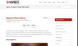 
							         Autumn Plains Home - Spyro 2: Ripto's Rage Wiki Guide - IGN								  
							    