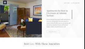 
							         Autumn Springs Apartments: Apartments In Livermore CA								  
							    