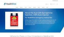 
							         Auvi-Q® (Epinephrine Injection, USP) Auto-Injector | HealthFirst								  
							    