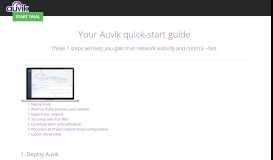 
							         Auvik Quick Start Guide | Auvik Network Management System								  
							    