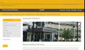 
							         Auxiliary Services | Community College of Philadelphia								  
							    