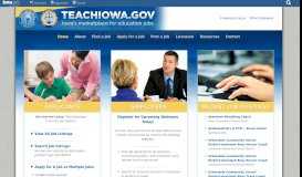 
							         Available Jobs : TeachIowa.gov								  
							    