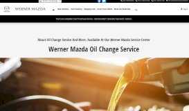 
							         Available Oil Change Service in Manchester, NH | Werner Mazda								  
							    
