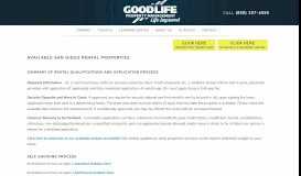 
							         Available Properties - Good Life Property Management								  
							    