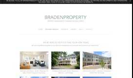 
							         Available Rentals - Braden Property								  
							    