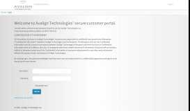 
							         Avalign Technologies Inc.: Log in								  
							    