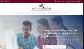 
							         Avalon College Advising | Demystifying the College Application ...								  
							    