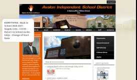 
							         Avalon Independent School District								  
							    