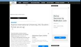 
							         Avance International University, AIU Student Portal: aiu.ac.ug ...								  
							    