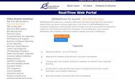
							         Avante Real-Time Portal - AdvancedWare Corporation								  
							    