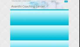 
							         Avanthi Coaching Center – Educational Portal								  
							    