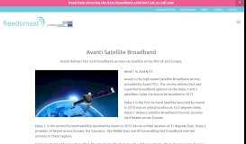 
							         Avanti — Satellite Broadband, 4G, Fibre Broadband and Rural Internet ...								  
							    