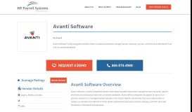 
							         Avanti Software - Free HRIS Payroll Software Demo								  
							    