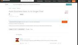 
							         Avast business basic is no longer free! - Antivirus - Spiceworks ...								  
							    