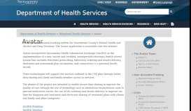 
							         Avatar - Sacramento County Department of Health Services								  
							    