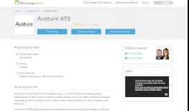 
							         Avature ATS Reviews | TechnologyAdvice								  
							    