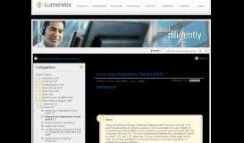 
							         Avaya Aura Experience Portal (AAEP) 7 | LumenVox Knowledgebase								  
							    
