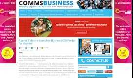 
							         Avenir Telecom launches Business CSI Portal for dealers | Comms ...								  
							    