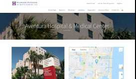 
							         Aventura Hospital & Medical Center								  
							    