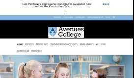 
							         Avenues College								  
							    