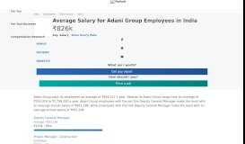 
							         Average Adani Group Salary | PayScale								  
							    