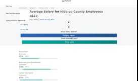 
							         Average Hidalgo County Salary - PayScale								  
							    