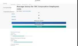 
							         Average TBC Corporation Salary | PayScale								  
							    