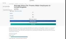 
							         Average Thames Water Salary - PayScale								  
							    