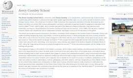 
							         Avery Coonley School - Wikipedia								  
							    
