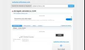 
							         aviajar.avianca.com at WI. Loading... - Website Informer								  
							    