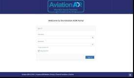 
							         Aviation ADR - Dashboard Login								  
							    